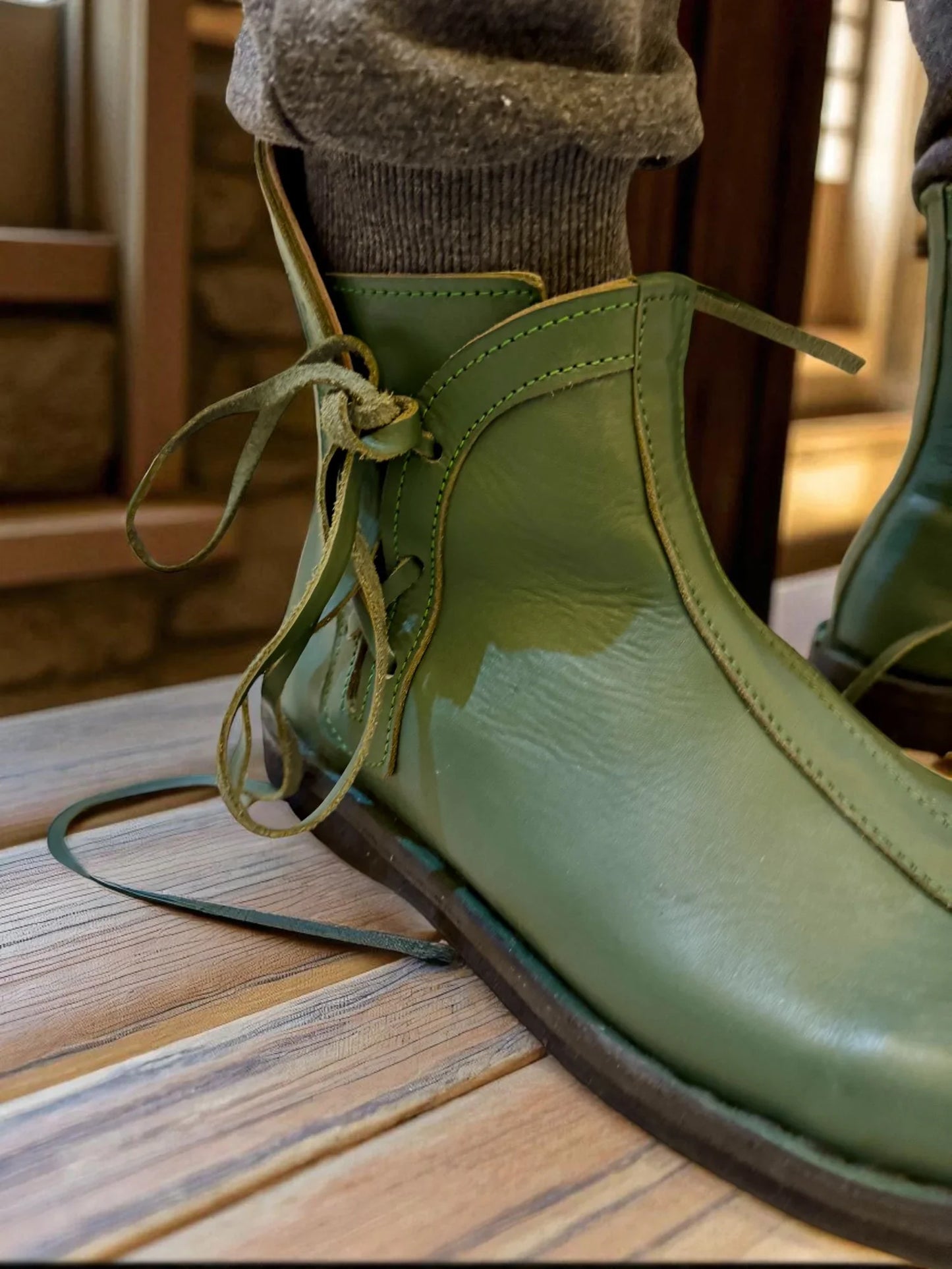 Handmade Medieval Leather Shoes