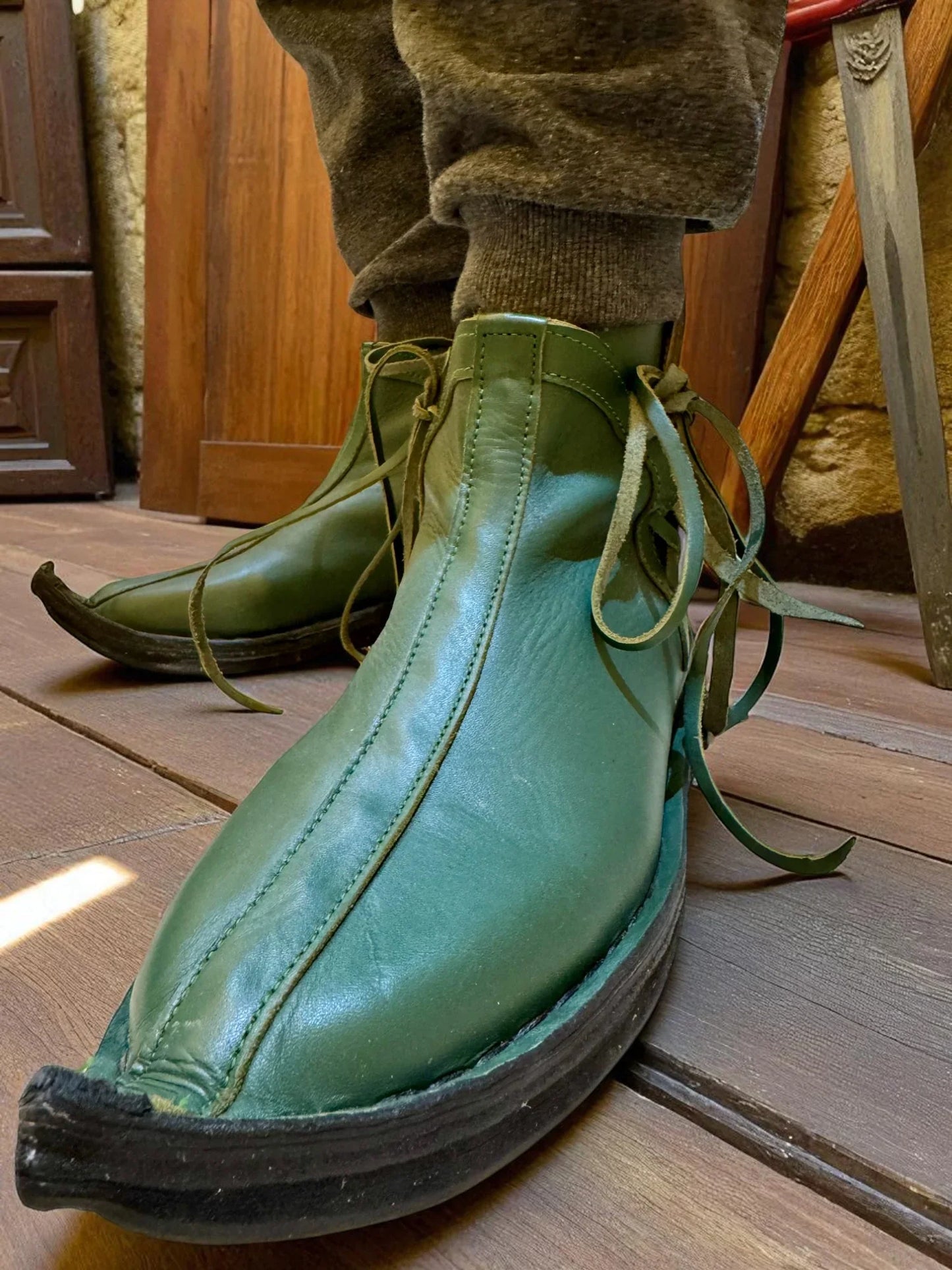 Handmade Medieval Leather Shoes