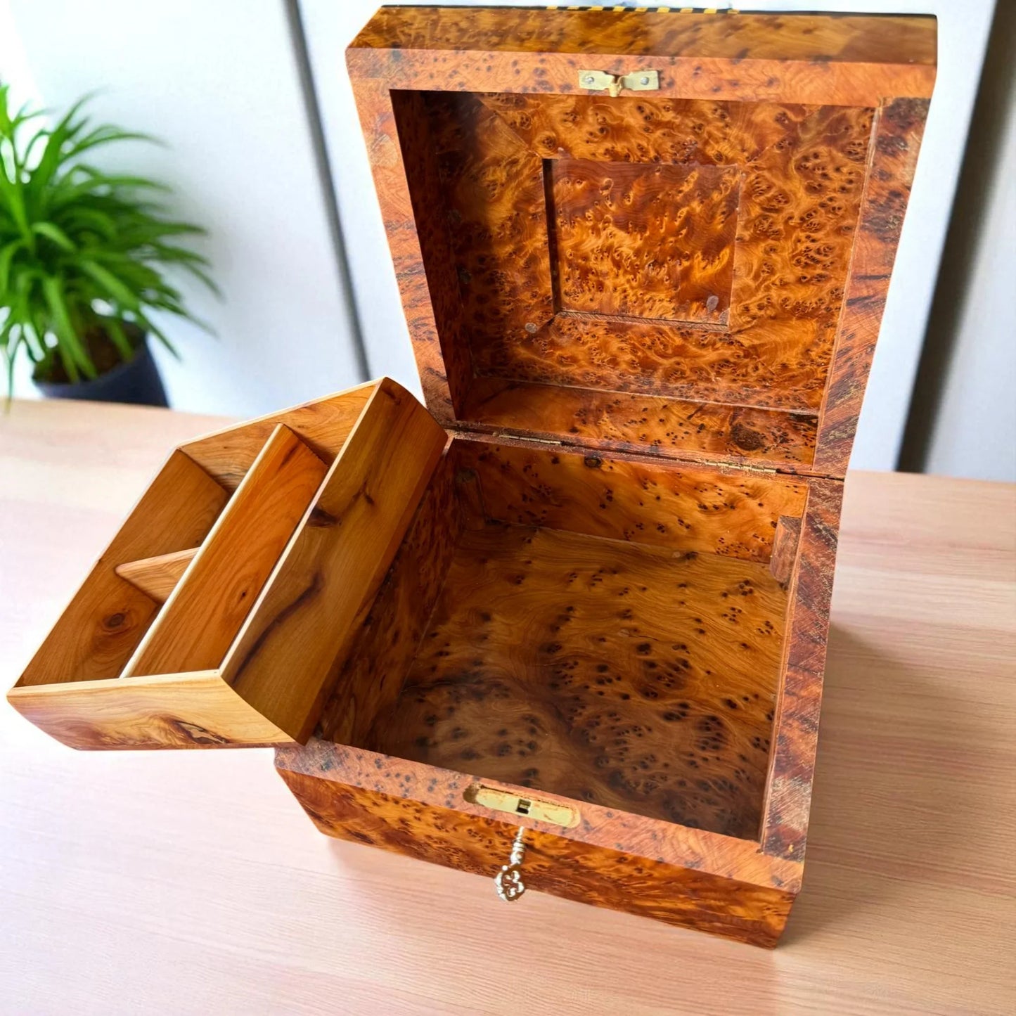 Jewelry Wooden Box Organizer