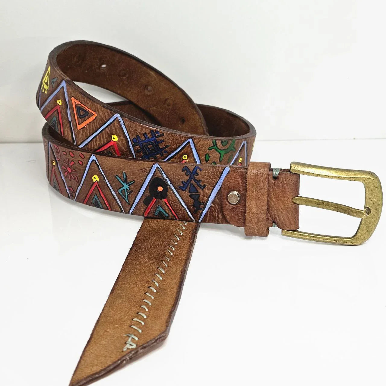Genuine Hand-Painted Belts