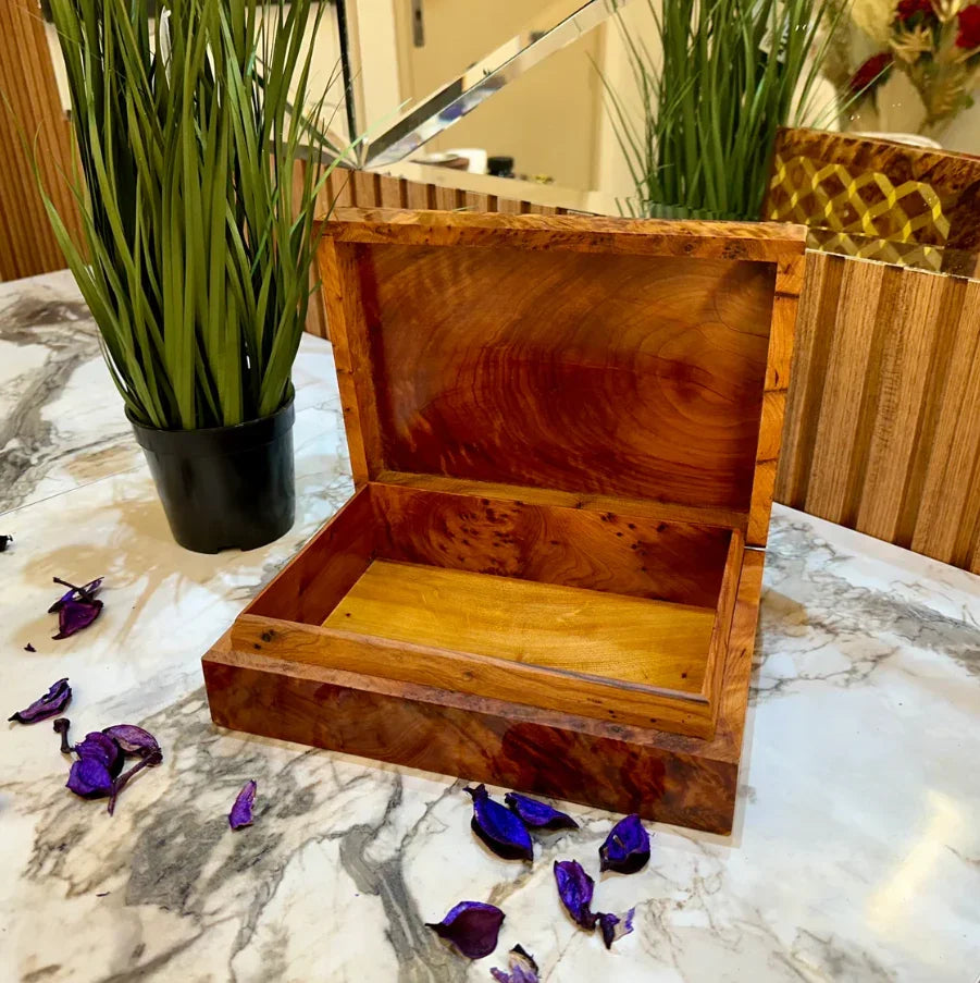 Wooden Box Organizer Wedding gift idea - AtlasMuseCrafts