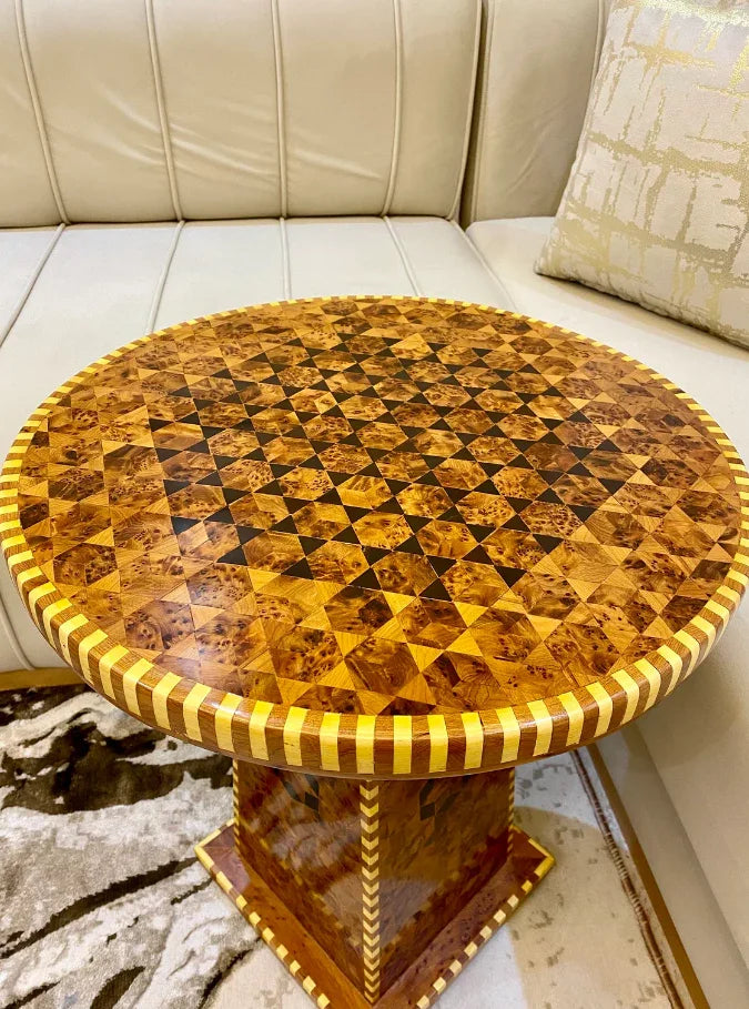 Thuya Wood Round Table