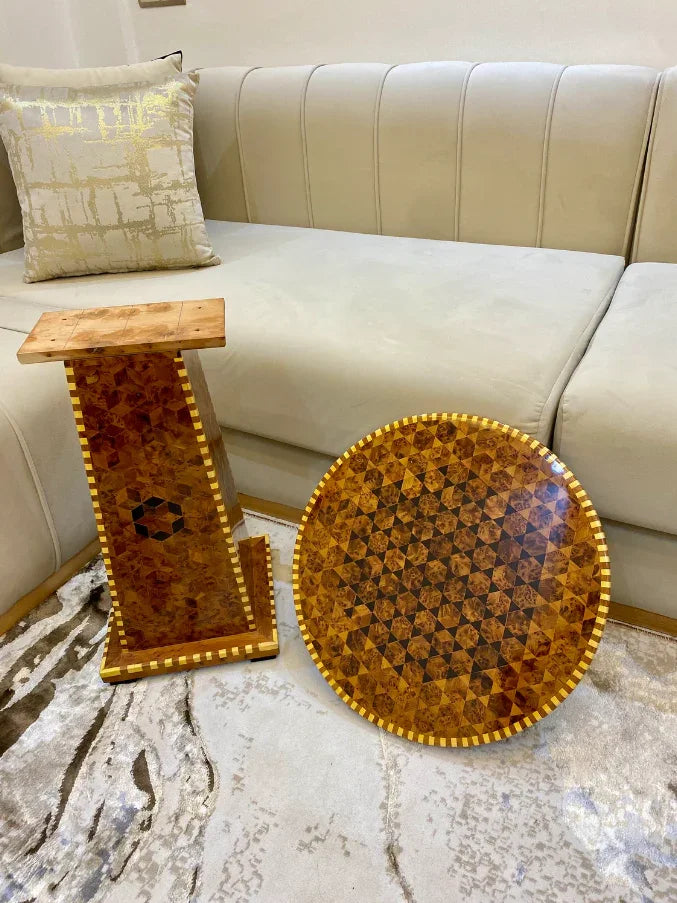 Thuya Wood Round Table