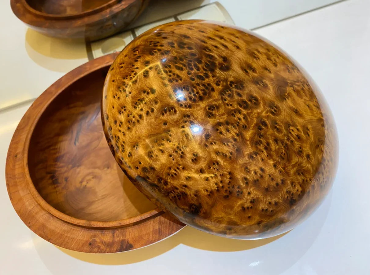 Round Box Gift idea Craft work Decorative - AtlasMuseCrafts