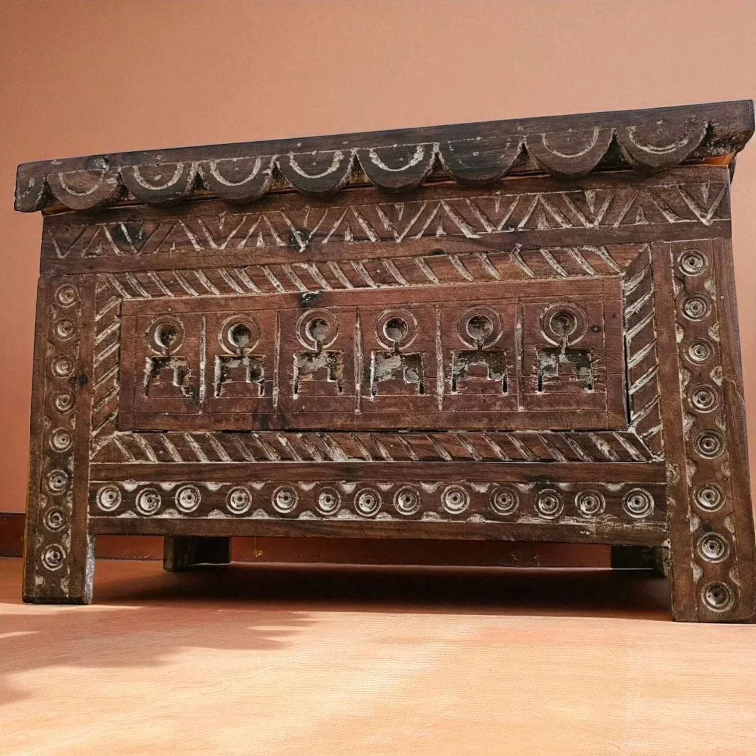 Moroccan Wooden Cabinet
