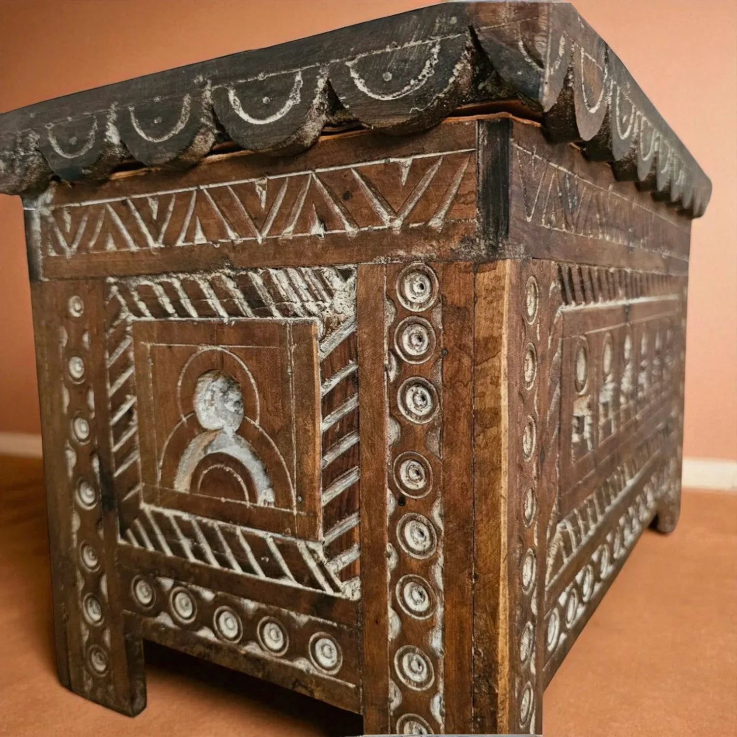 Moroccan Wooden Cabinet