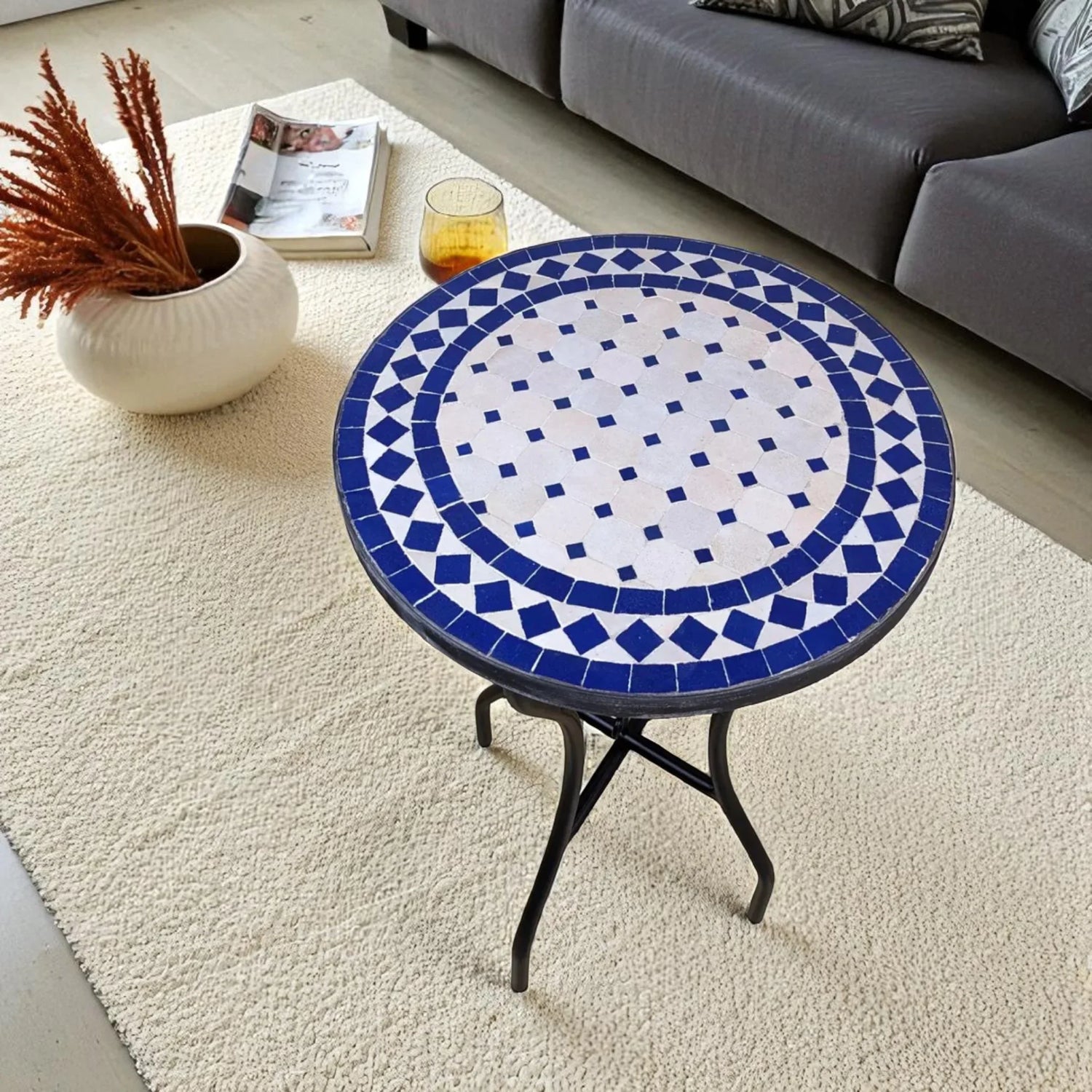 Decorative Mosaic Table Zellij
