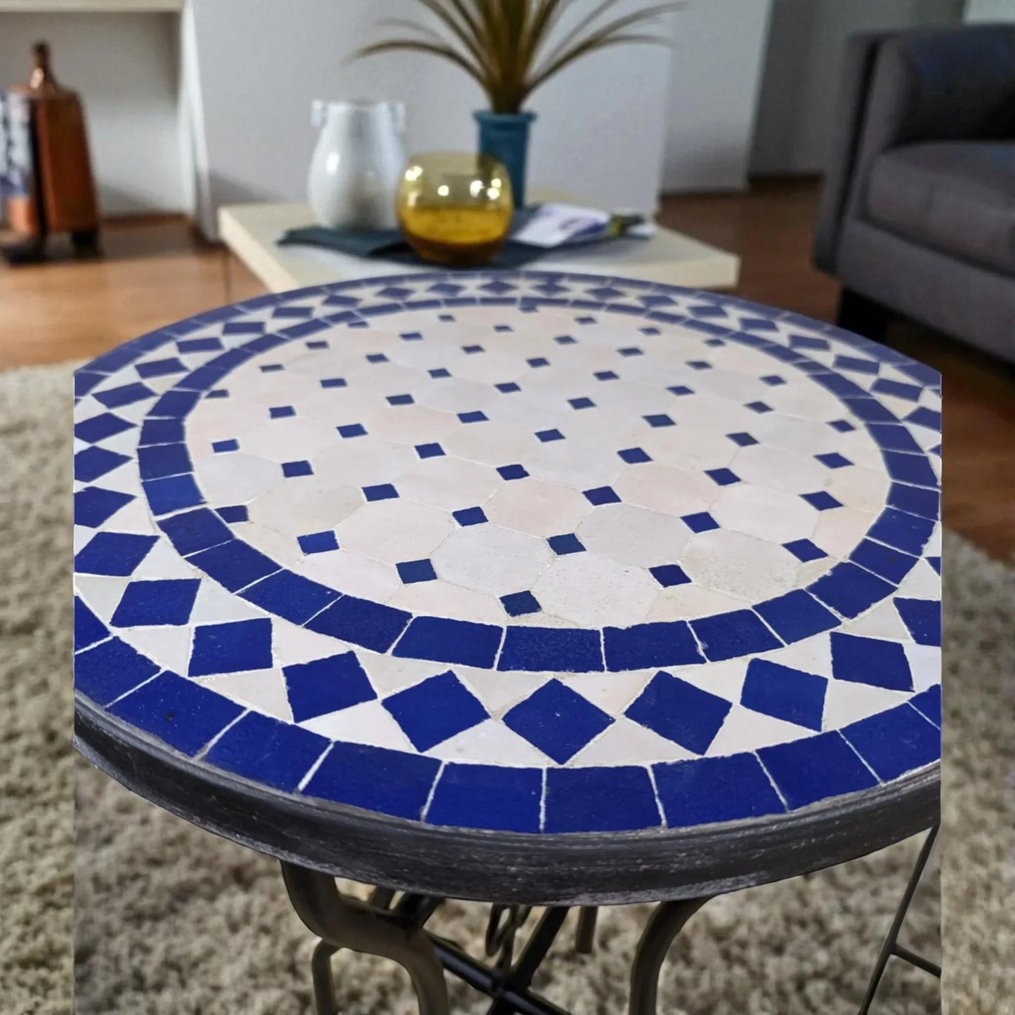 Decorative Mosaic Table Zellij