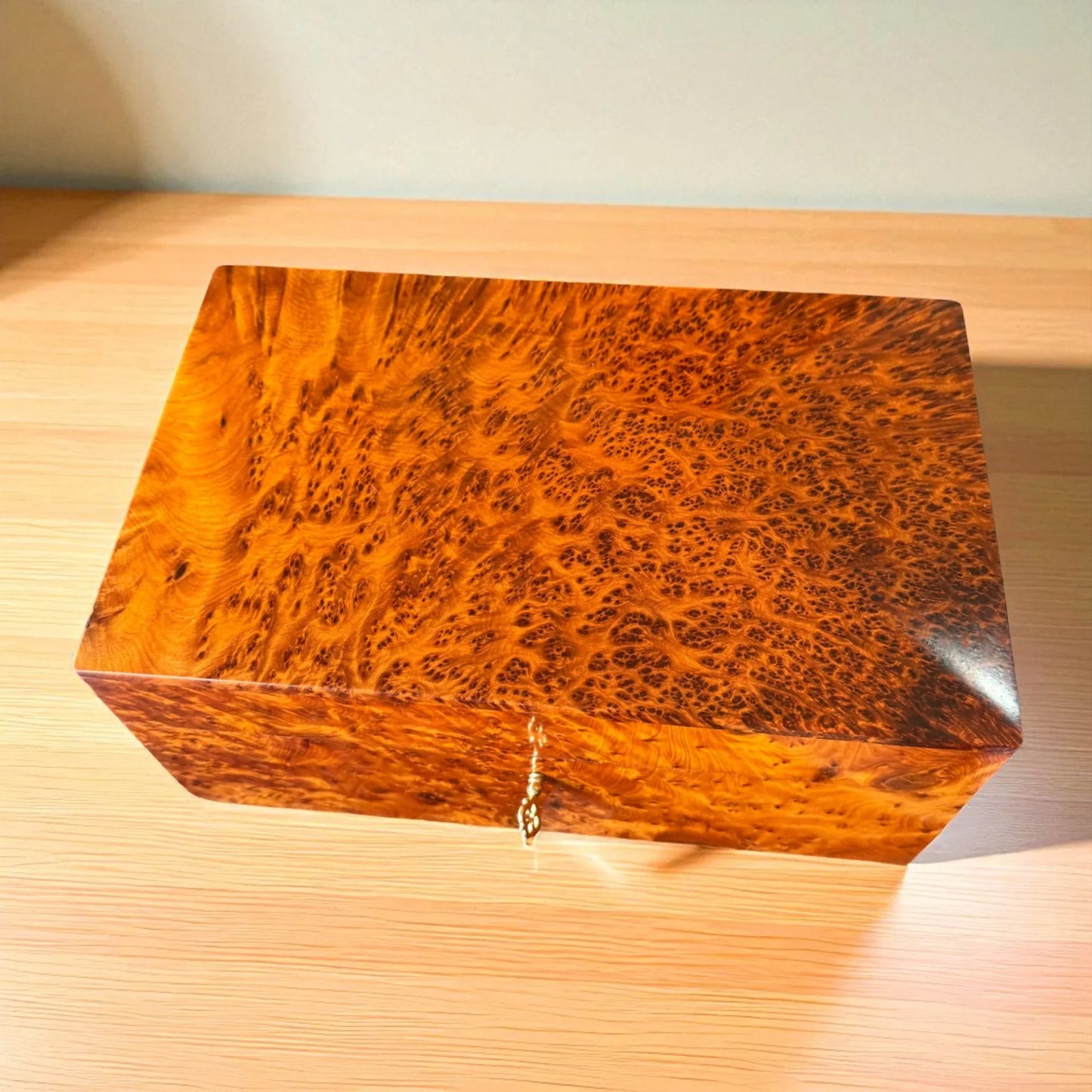 Wooden Box With Key
