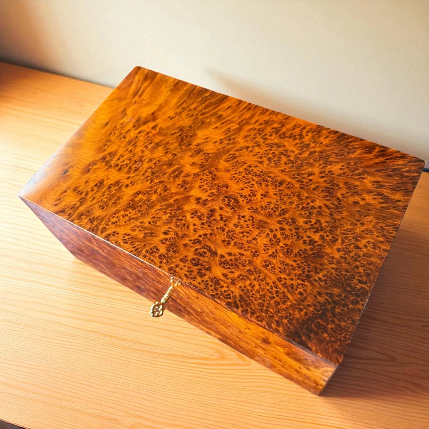 Wooden Box With Key