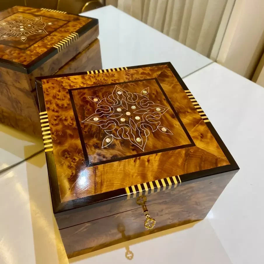 Square Wooden Box