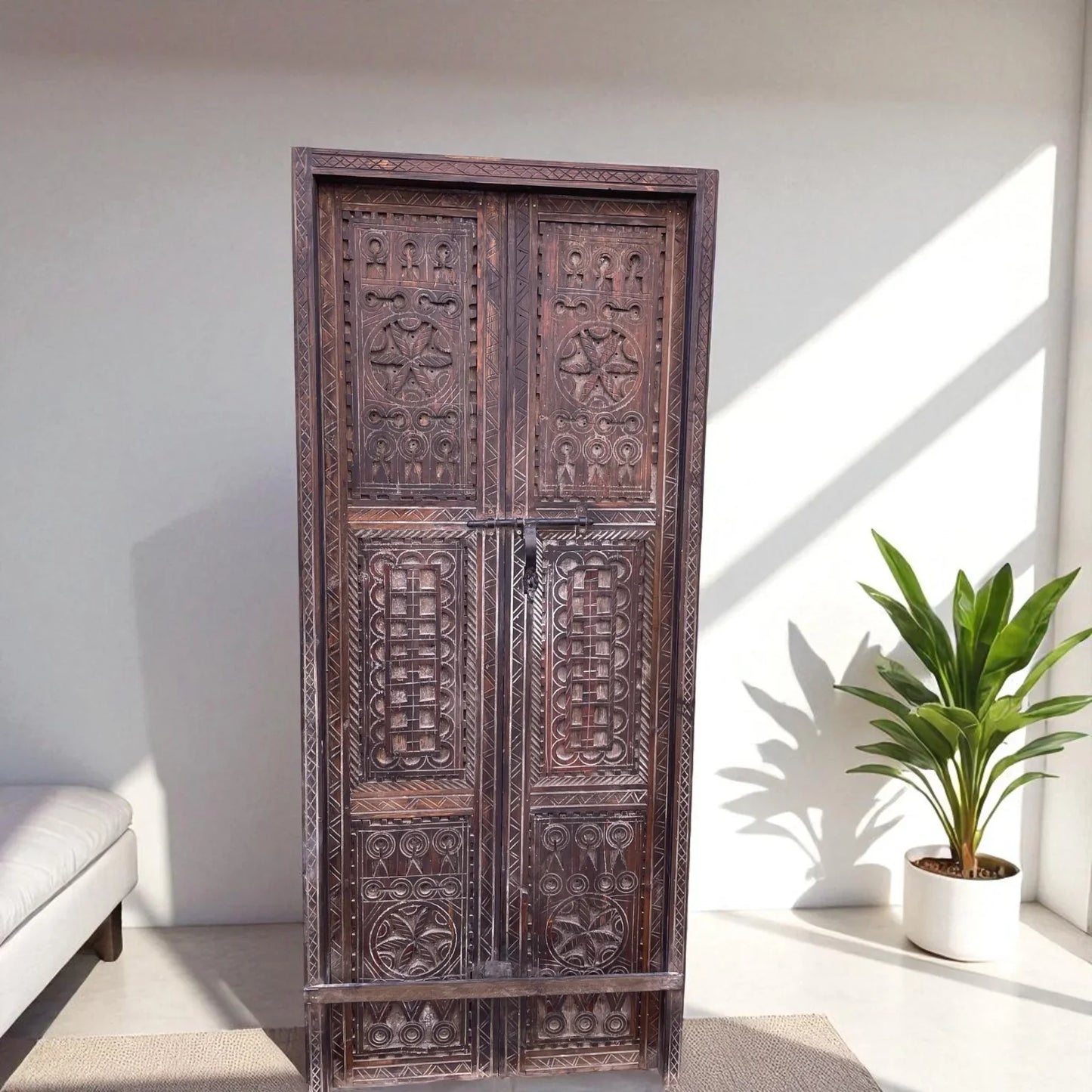 Wooden Double Panel Door