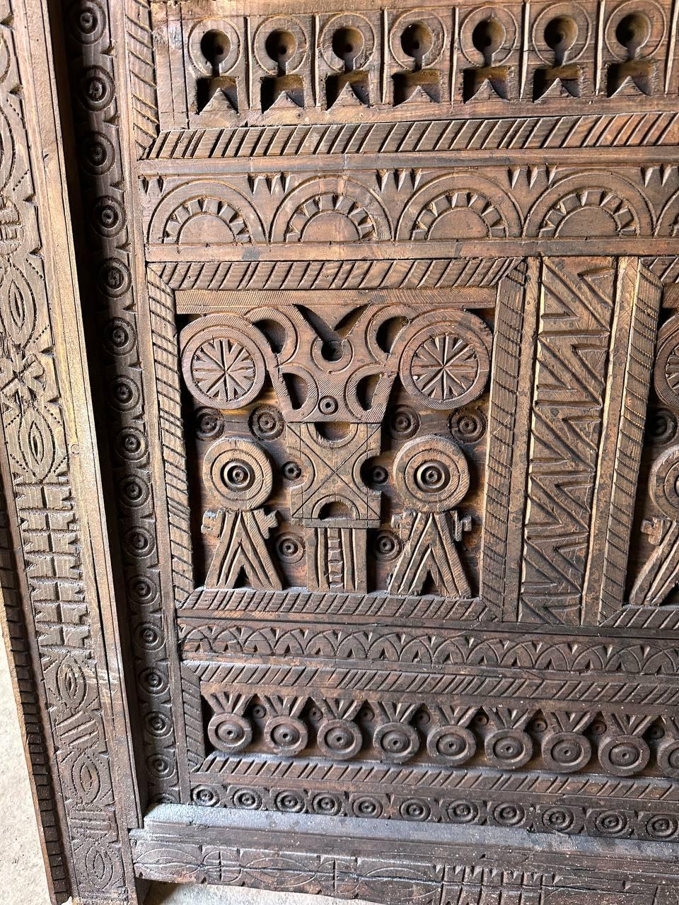 Custom Moroccan Handmade Wood Doors - AtlasMuseCrafts