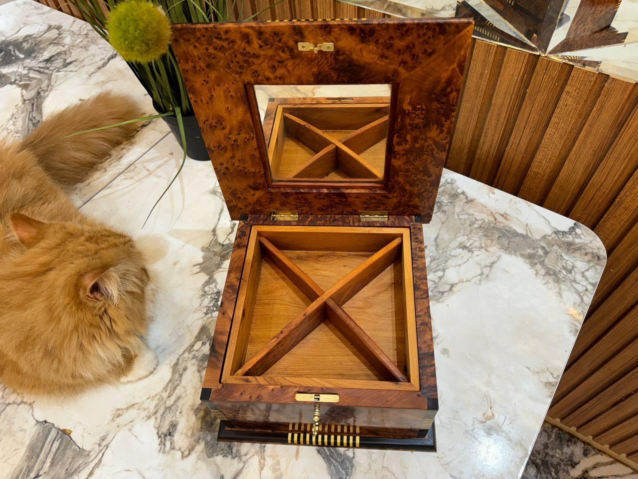 Royal Jewellery Wooden Box - AtlasMuseCrafts
