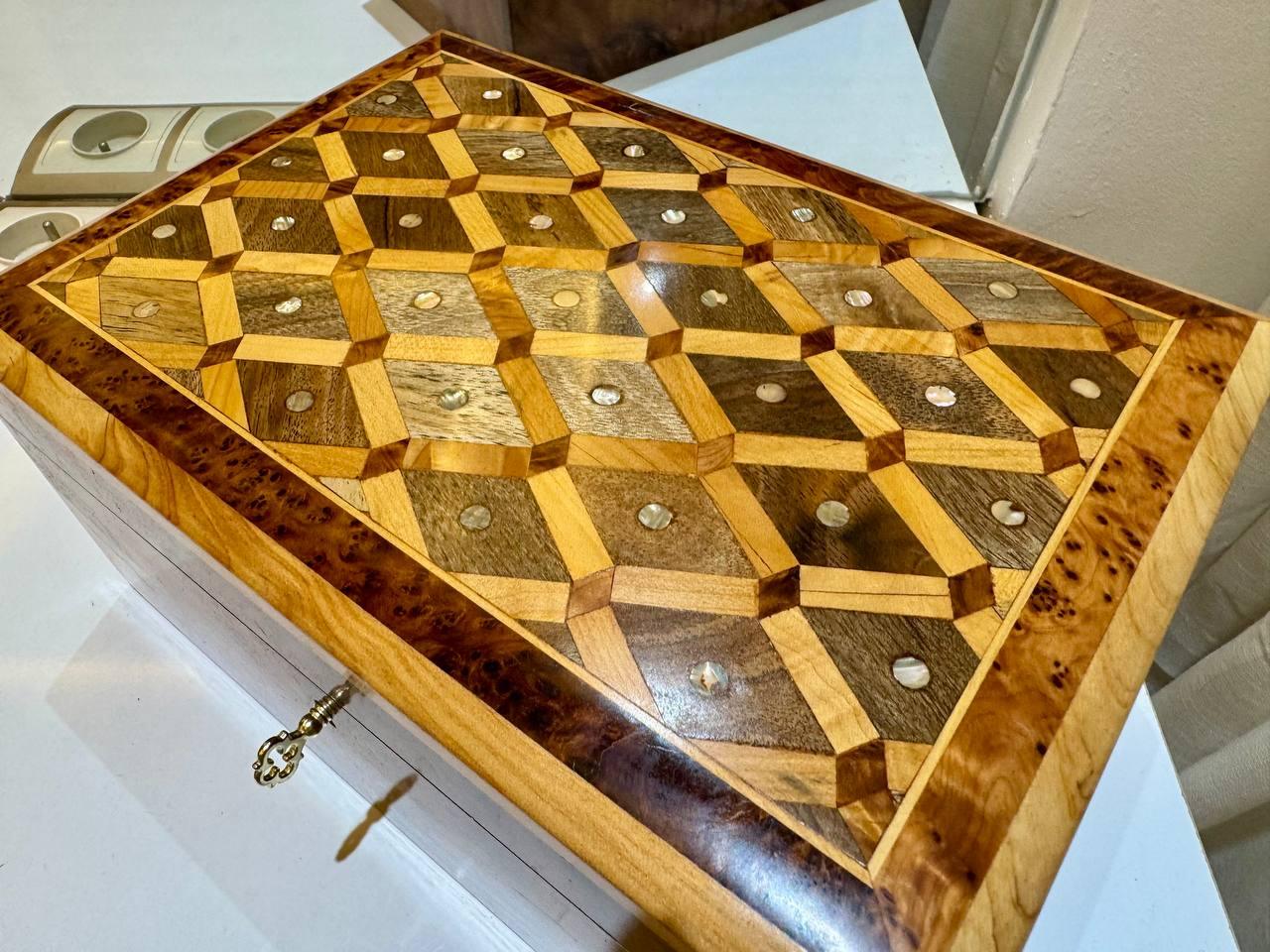 Moroccan Jewelry Box Organizer - AtlasMuseCrafts