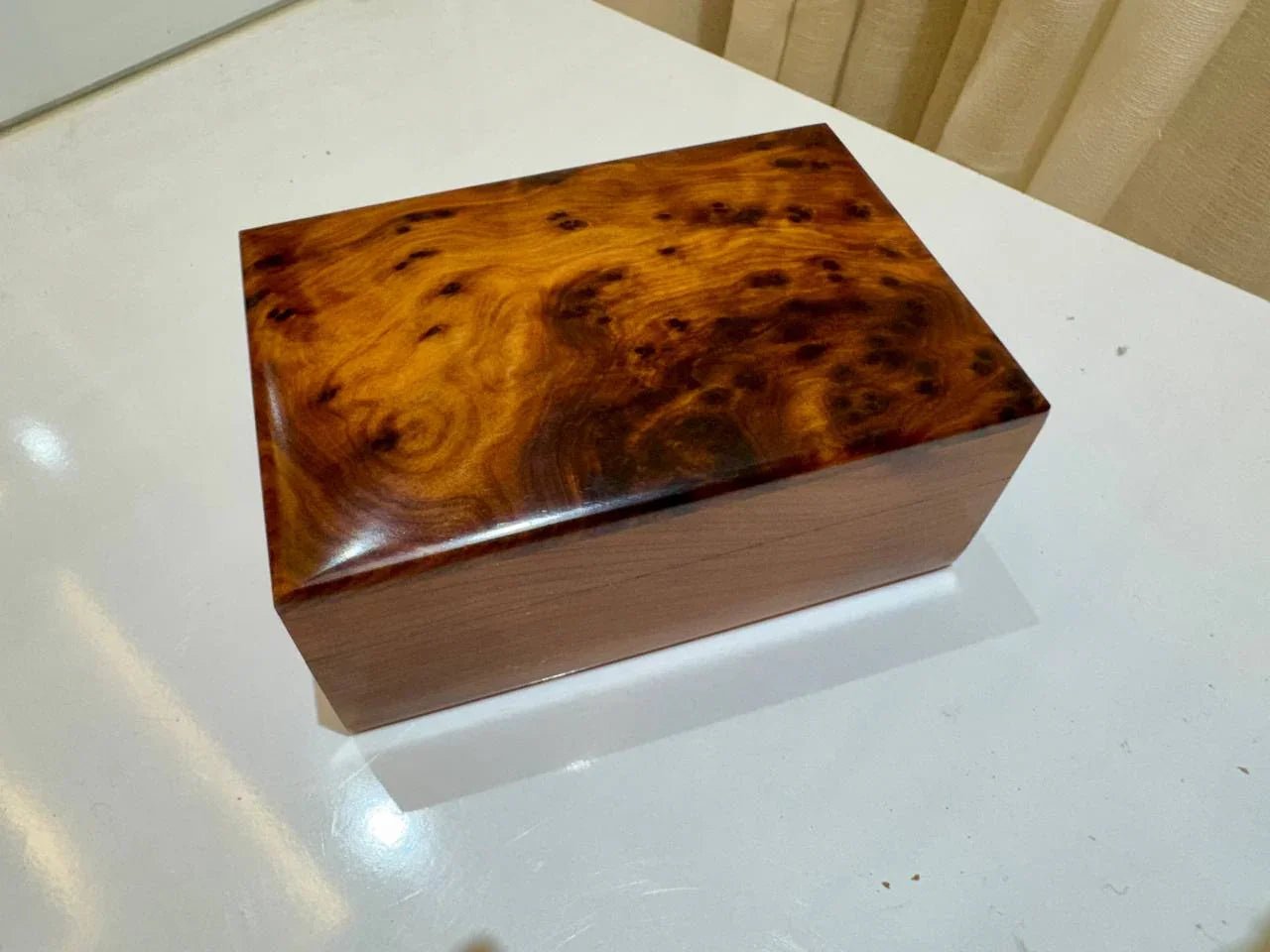 Set of 5 Decorative Wood Boxes made from