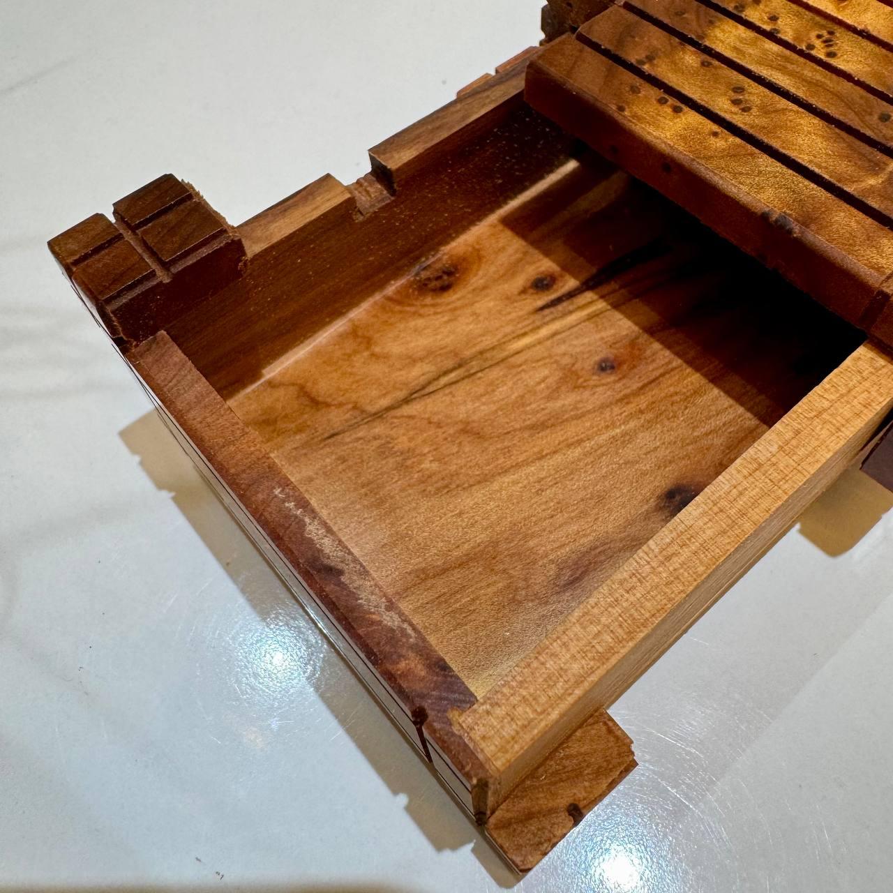 Magic Secret Box, Secret Hiden Key Hole Box - AtlasMuseCrafts