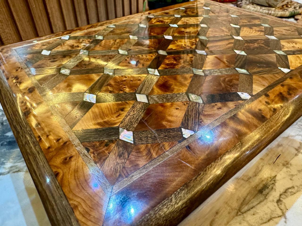Large Wooden Box with Lid