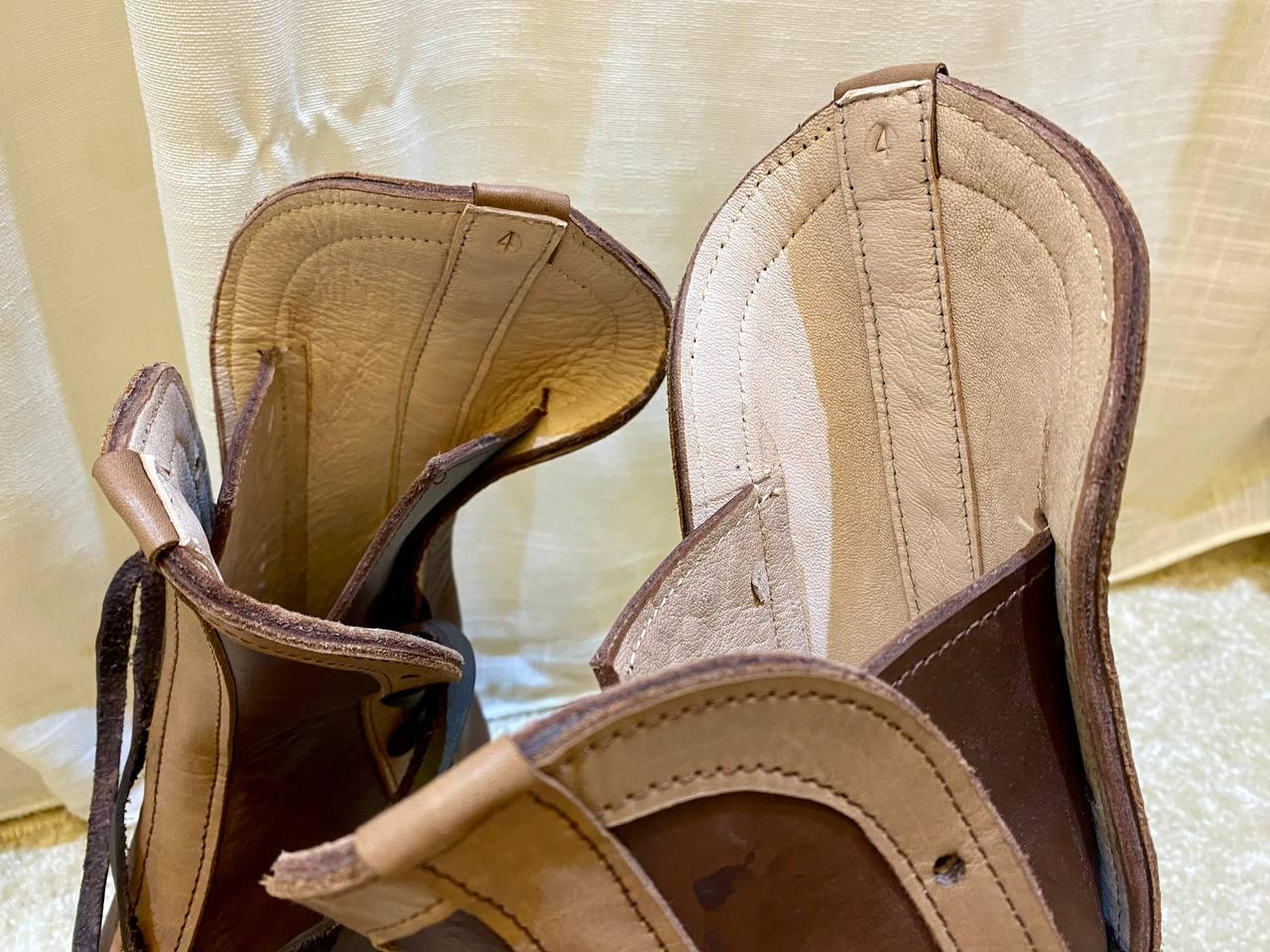 Handmade Leather Boots β Medieval Viking Boots - AtlasMuseCrafts