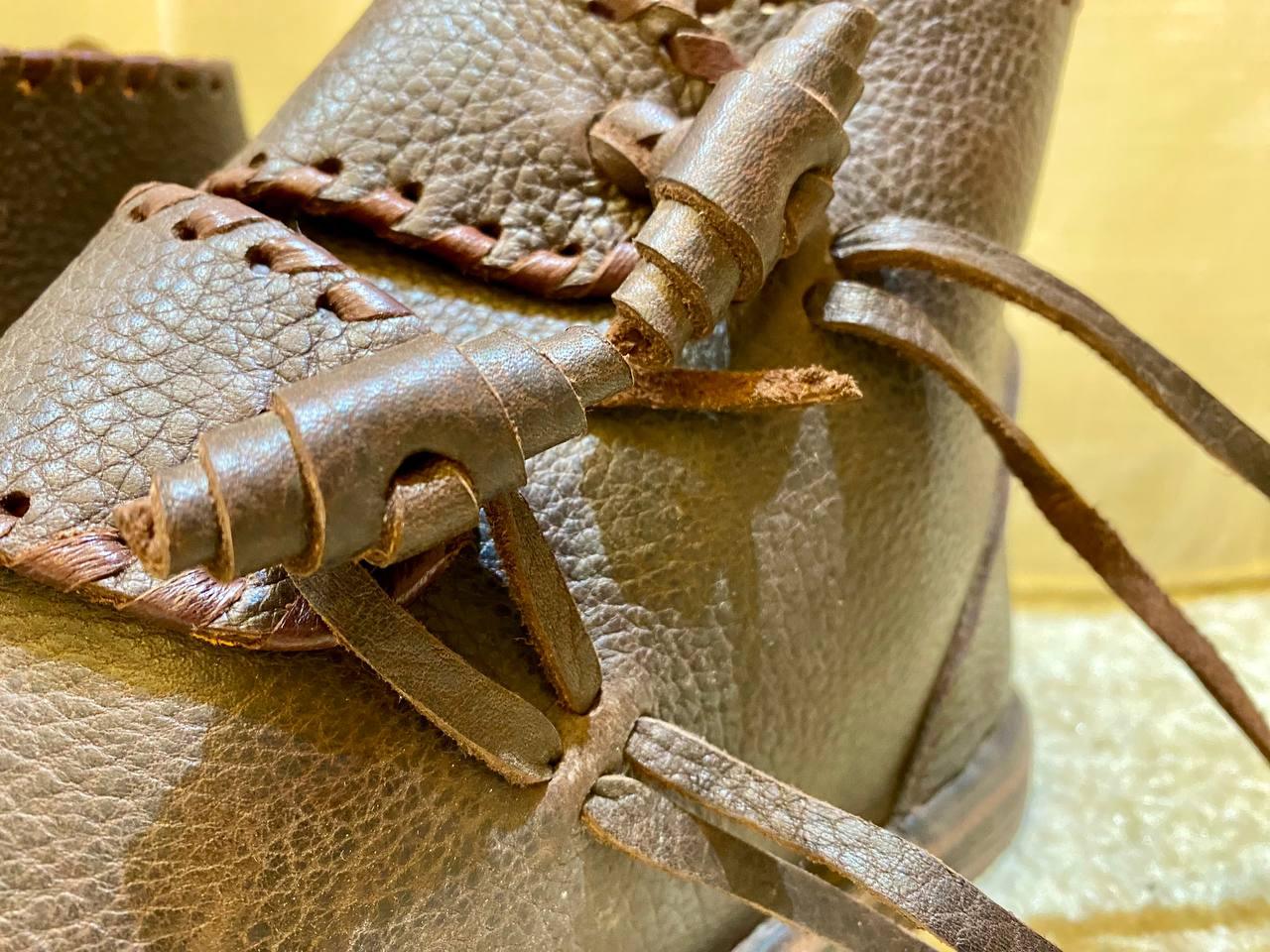 Medieval Viking Shoes Historical Reenactment Footwear - AtlasMuseCrafts