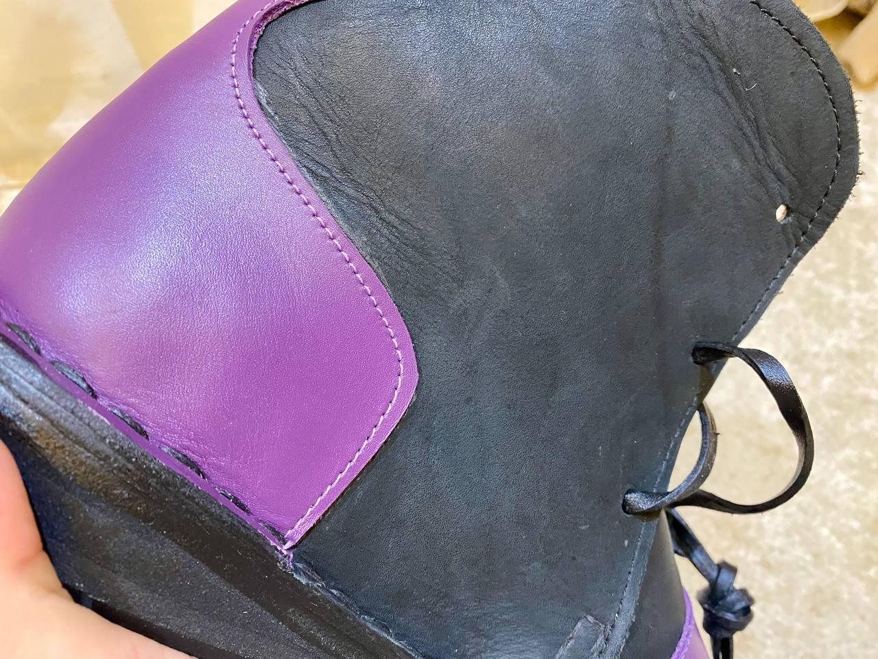 Medieval Viking Leather Shoes Handmade Renaissance Boots - AtlasMuseCrafts