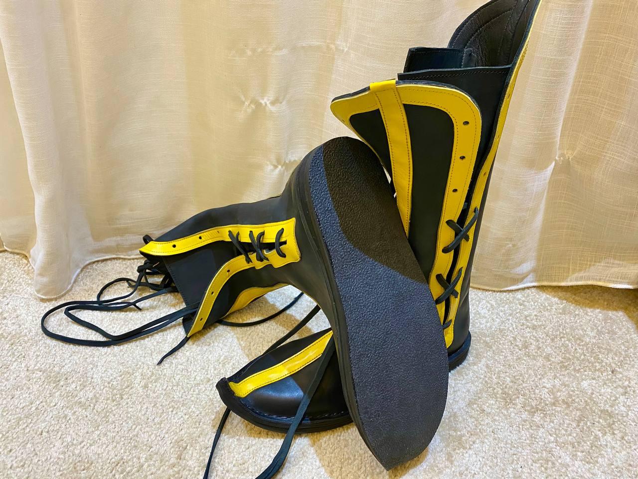 Medieval Viking Leather Boots Handmade Renaissance Boots - AtlasMuseCrafts