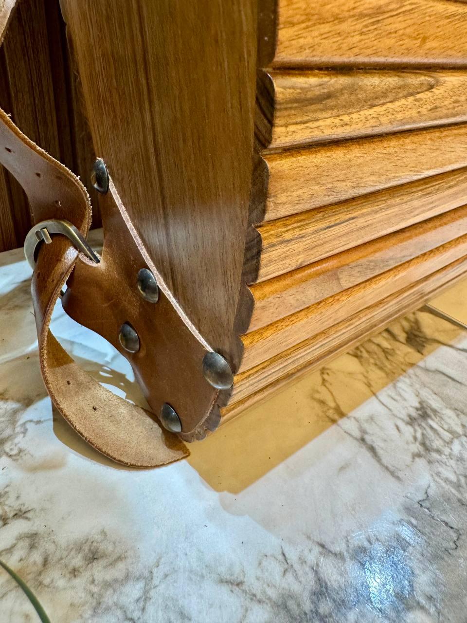Handcrafted Wooden Backpack