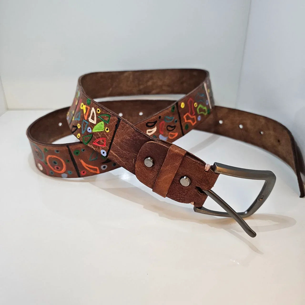 Hand-Painted Belts - AtlasMuseCrafts