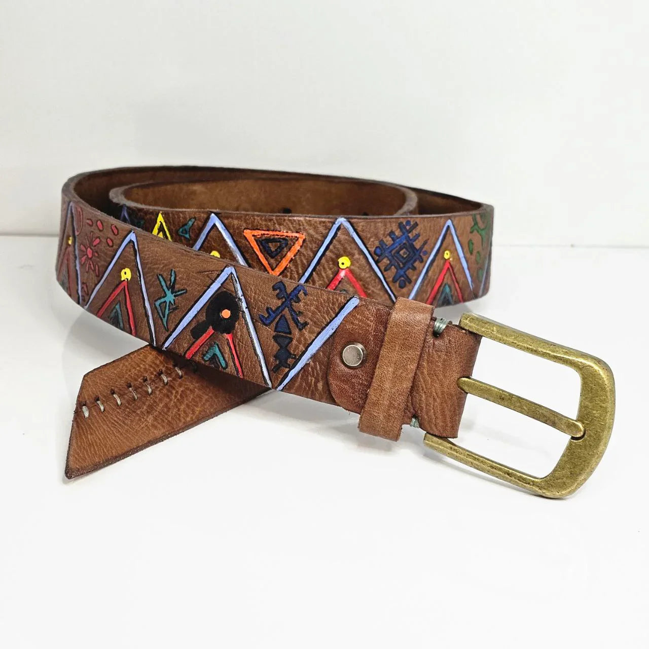 Genuine Hand-Painted Belts