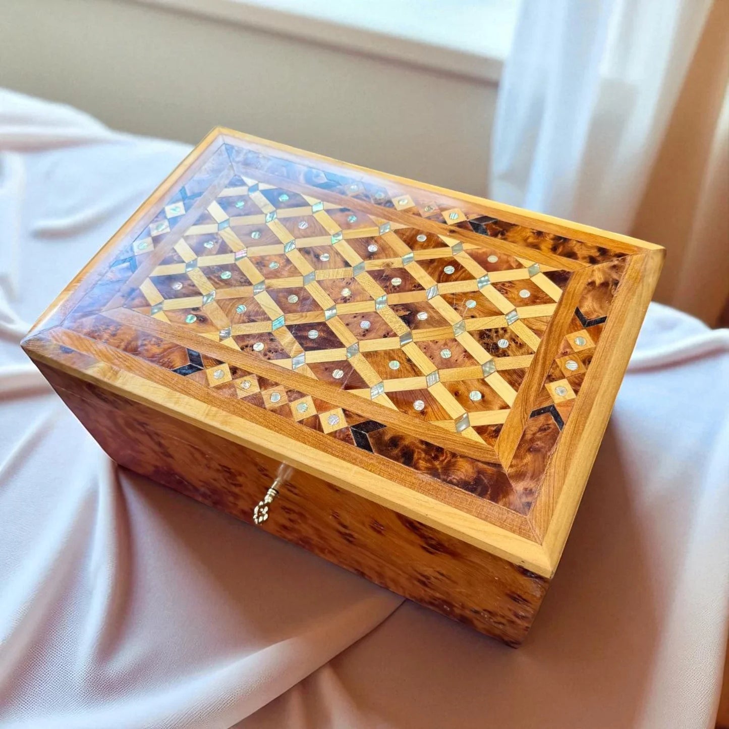 Jewelry Wooden Box Organizer