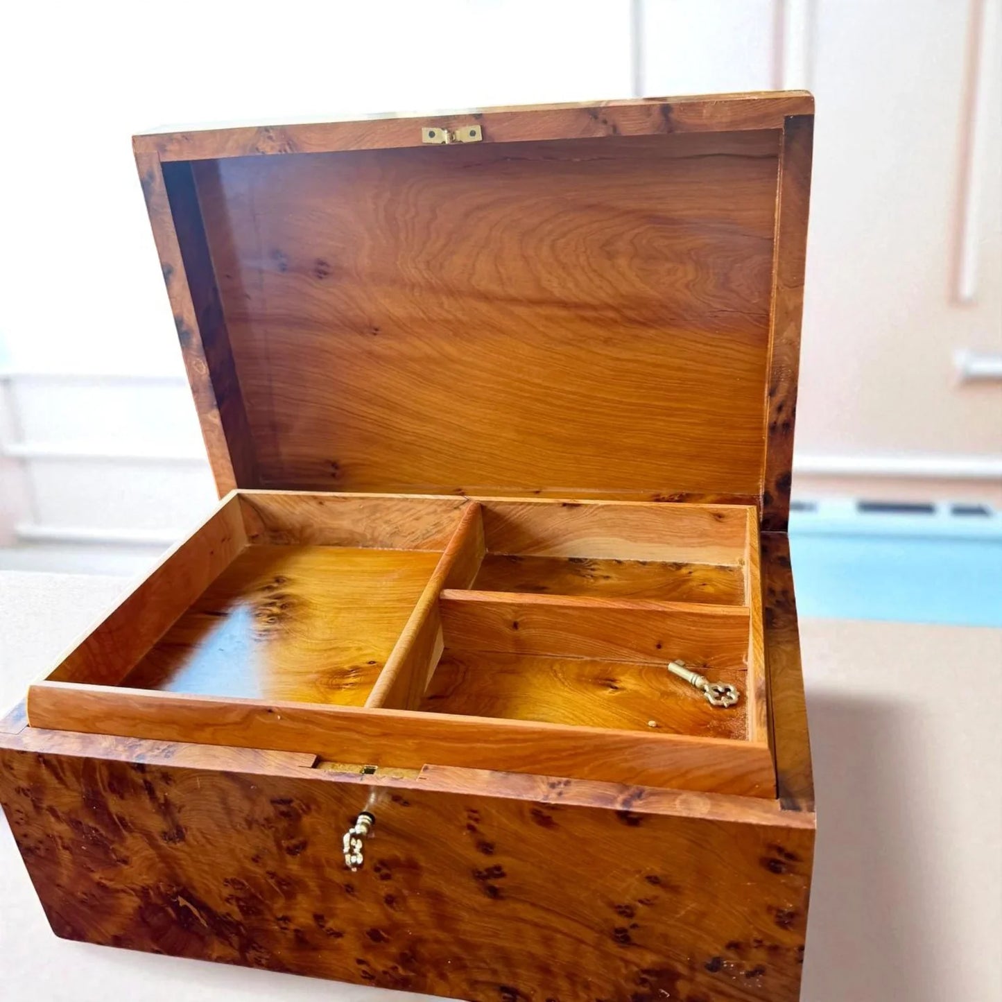 Jewelry Wooden Box Organizer