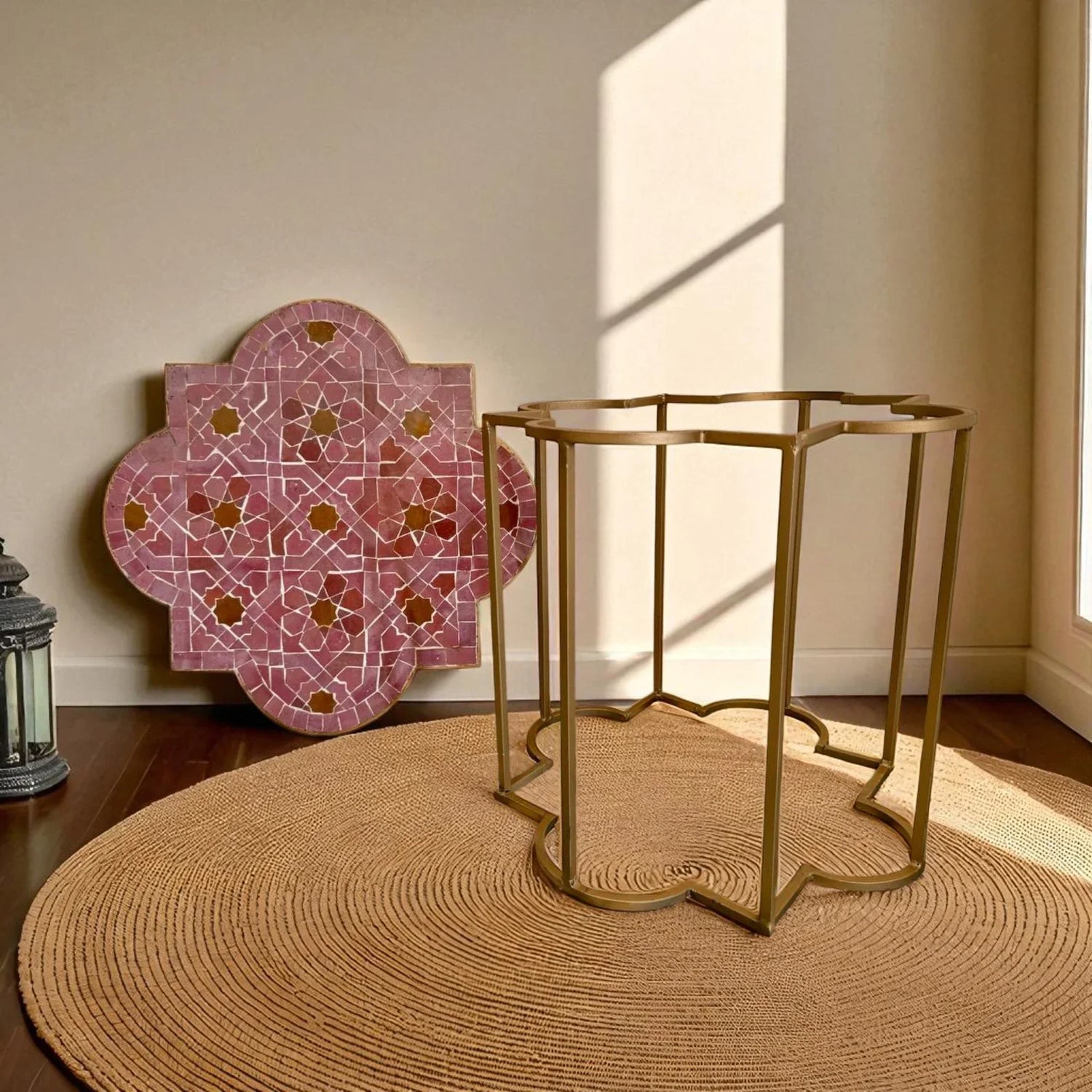 Moroccan Zellij Mosaic Table