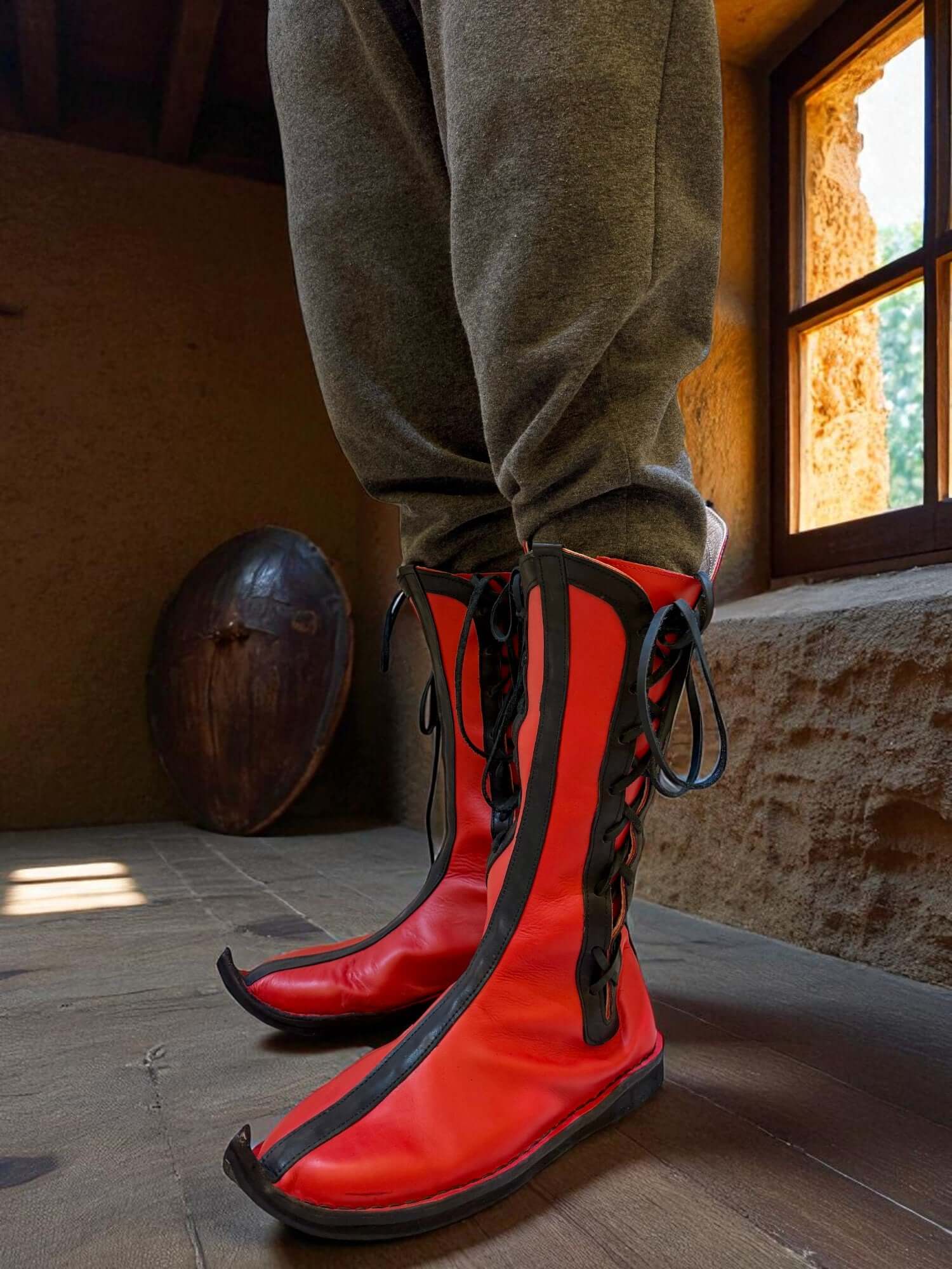 Viking Leather Boots made from 6