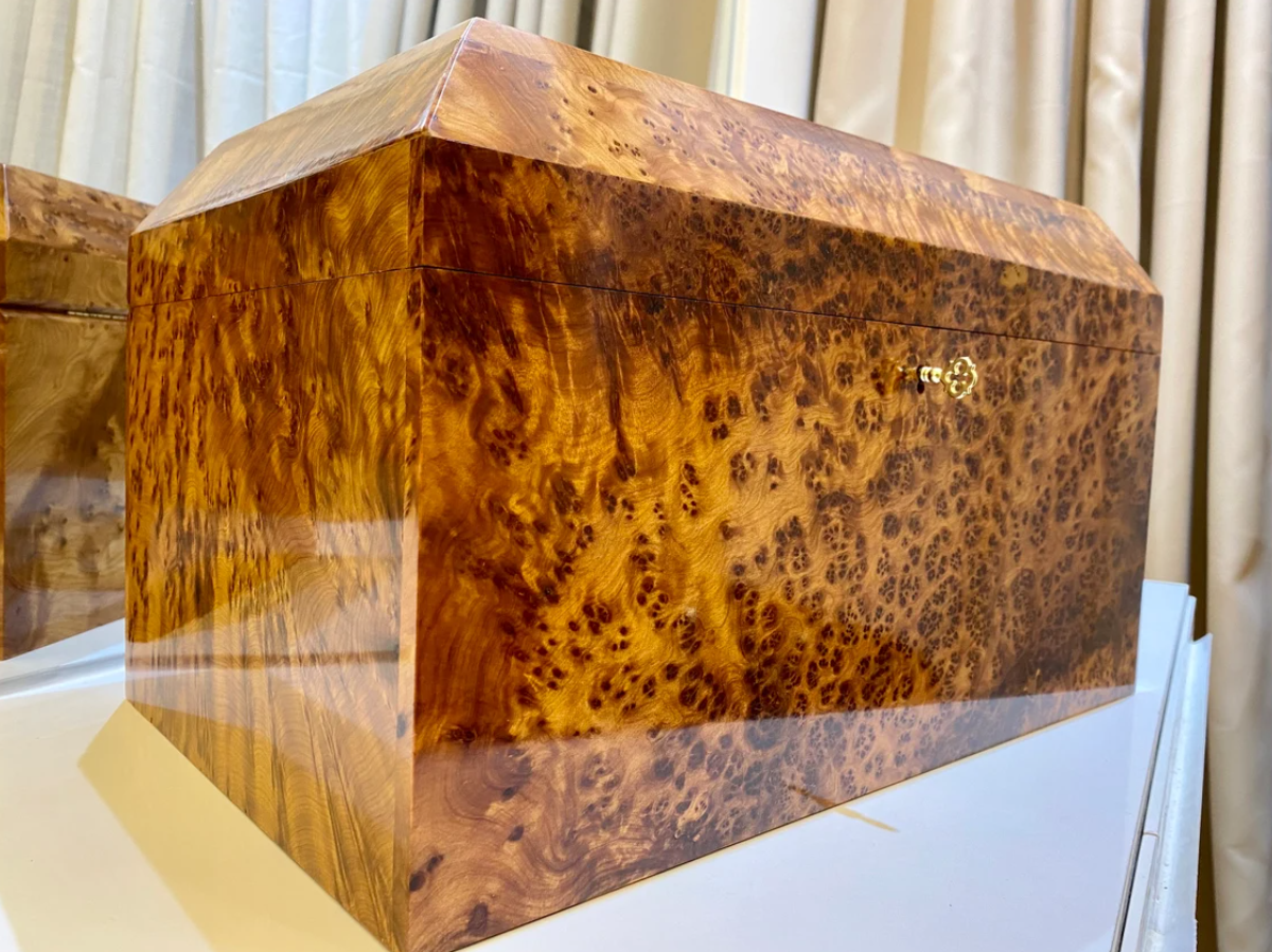 Big Moroccan jewellery Box burl thuya Box - AtlasMuse