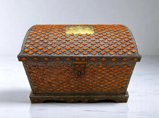 Custom Bone Inlay Jewelry Box – Moroccan Handmade Gift - AtlasMuseCrafts