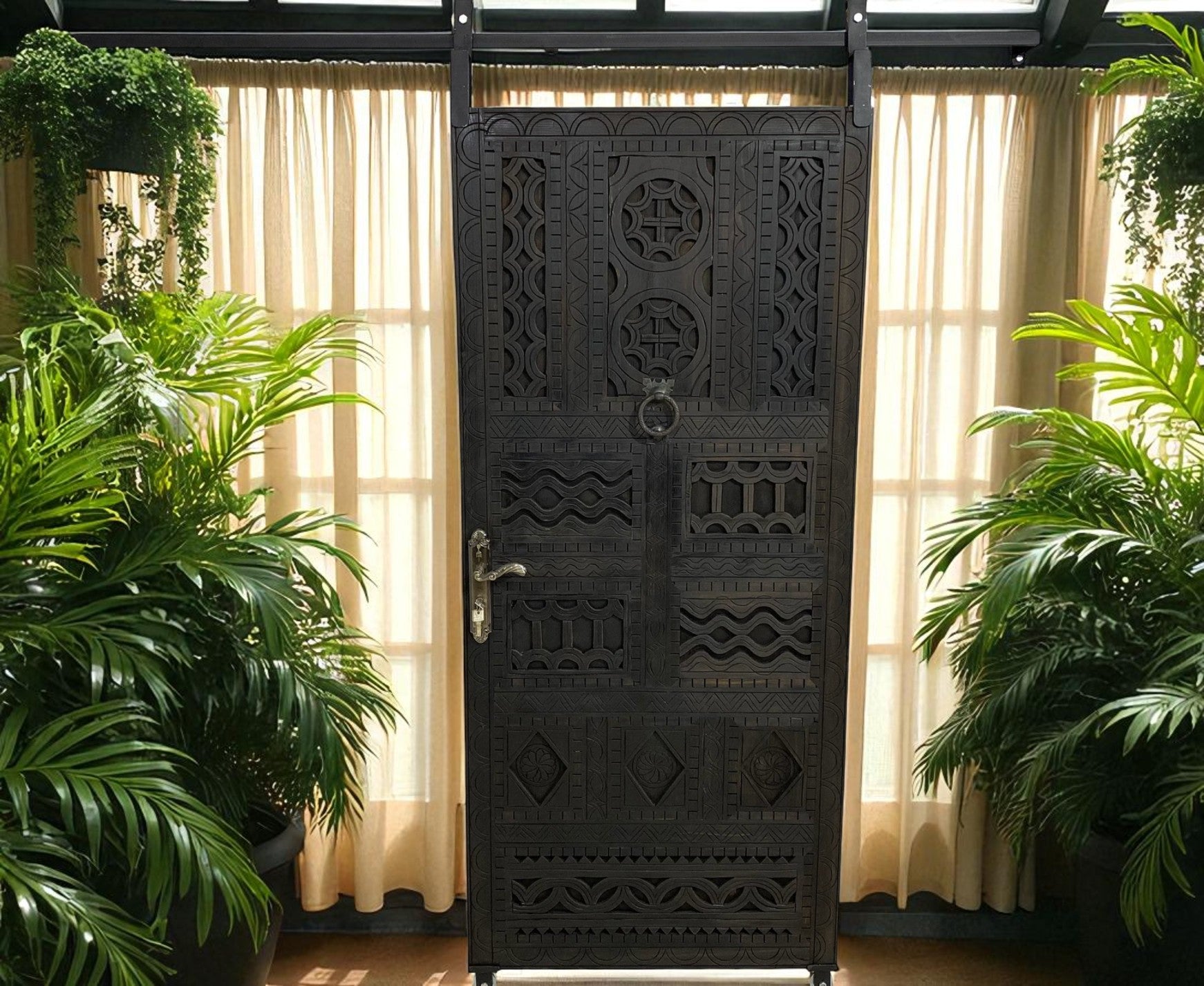Carved Wood Door