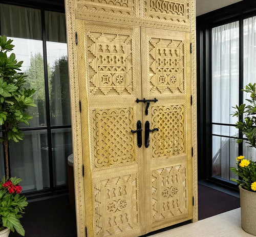 Handcrafted Moroccan Carved Doors