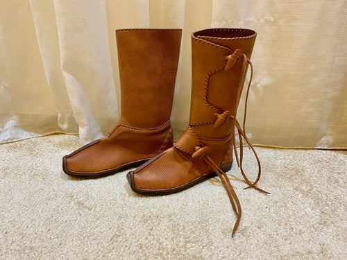 Handmade Leather Boots – Authentic Medieval Viking Boots - AtlasMuseCrafts