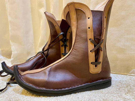 Handmade Leather Boots – Medieval Viking Boots - AtlasMuseCrafts