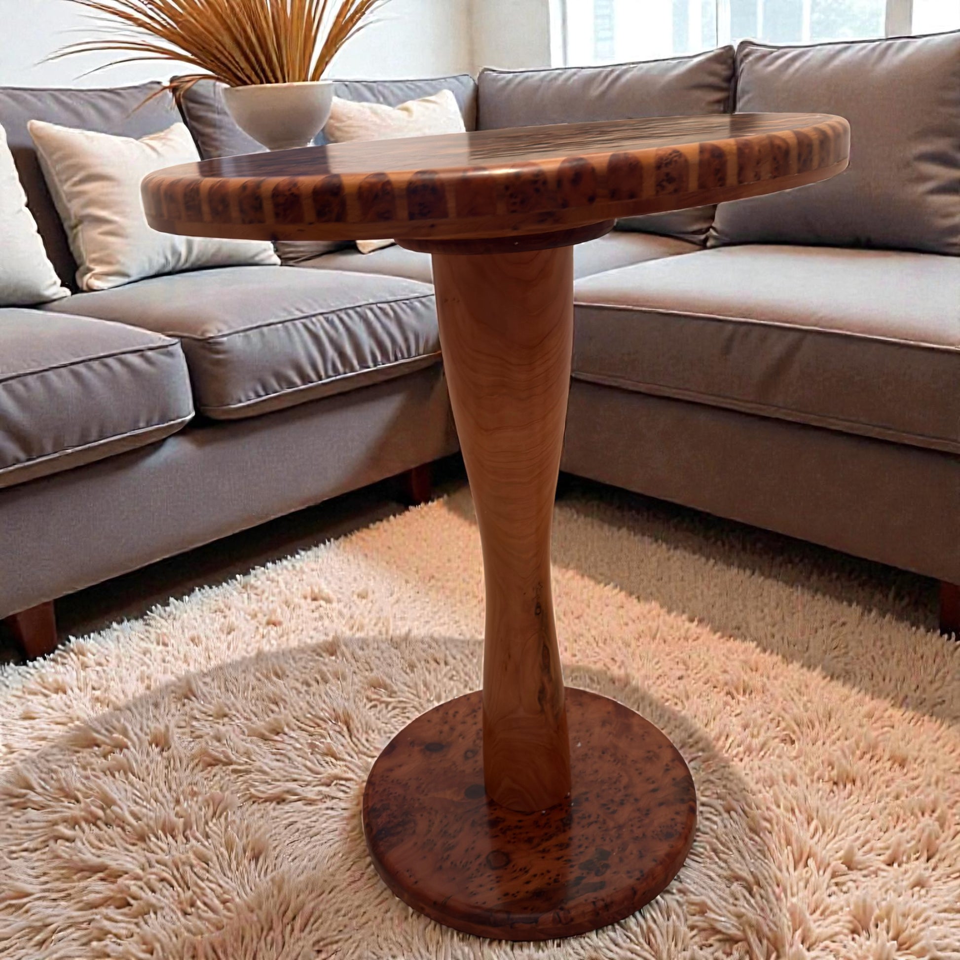Round Coffee Table made from