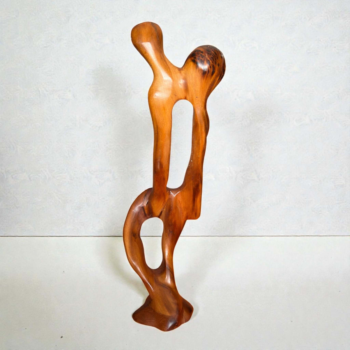 Moroccan Thuya sculpture showing rich natural wood grain