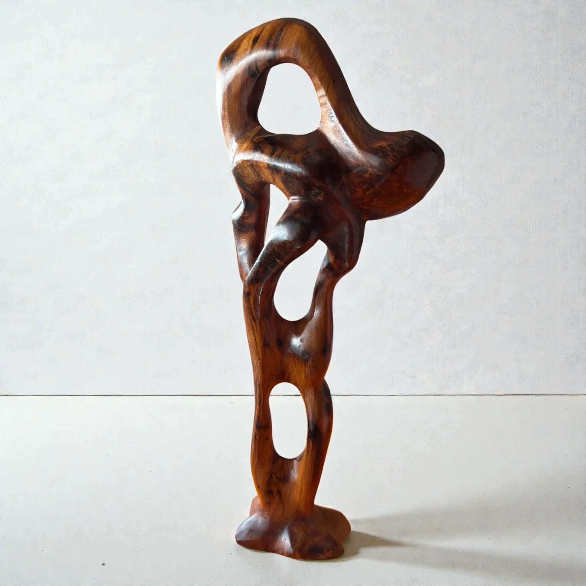 Moroccan wooden sculpture art for living room and office styling