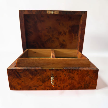 Thuya Burl Wood Jewelry Box