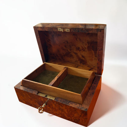 Thuya Burl Wood Jewelry Box