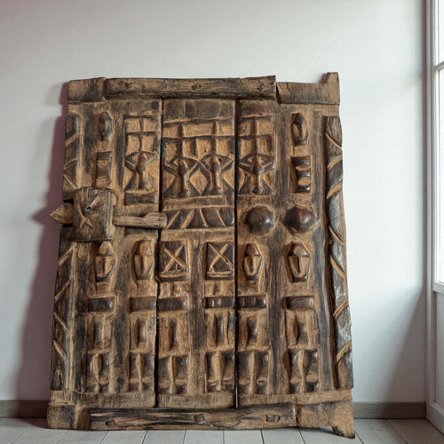 Carved Wood Door wall