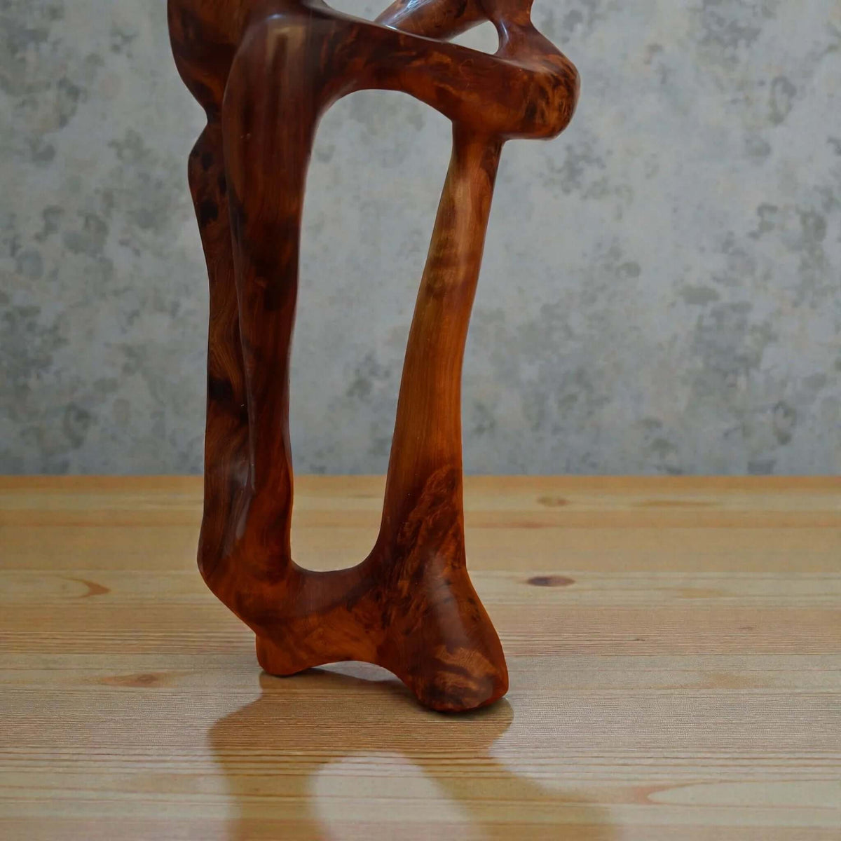 Moroccan wood carving sculpture for office and living room decor