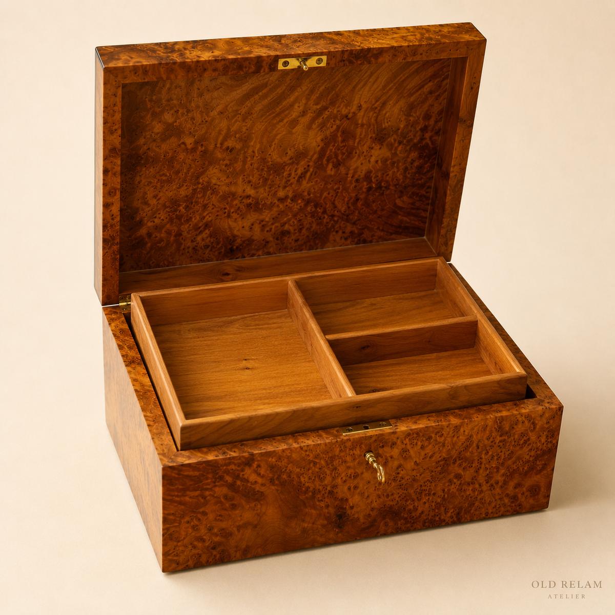 Burl Wood Jewelry Box – additional view 2