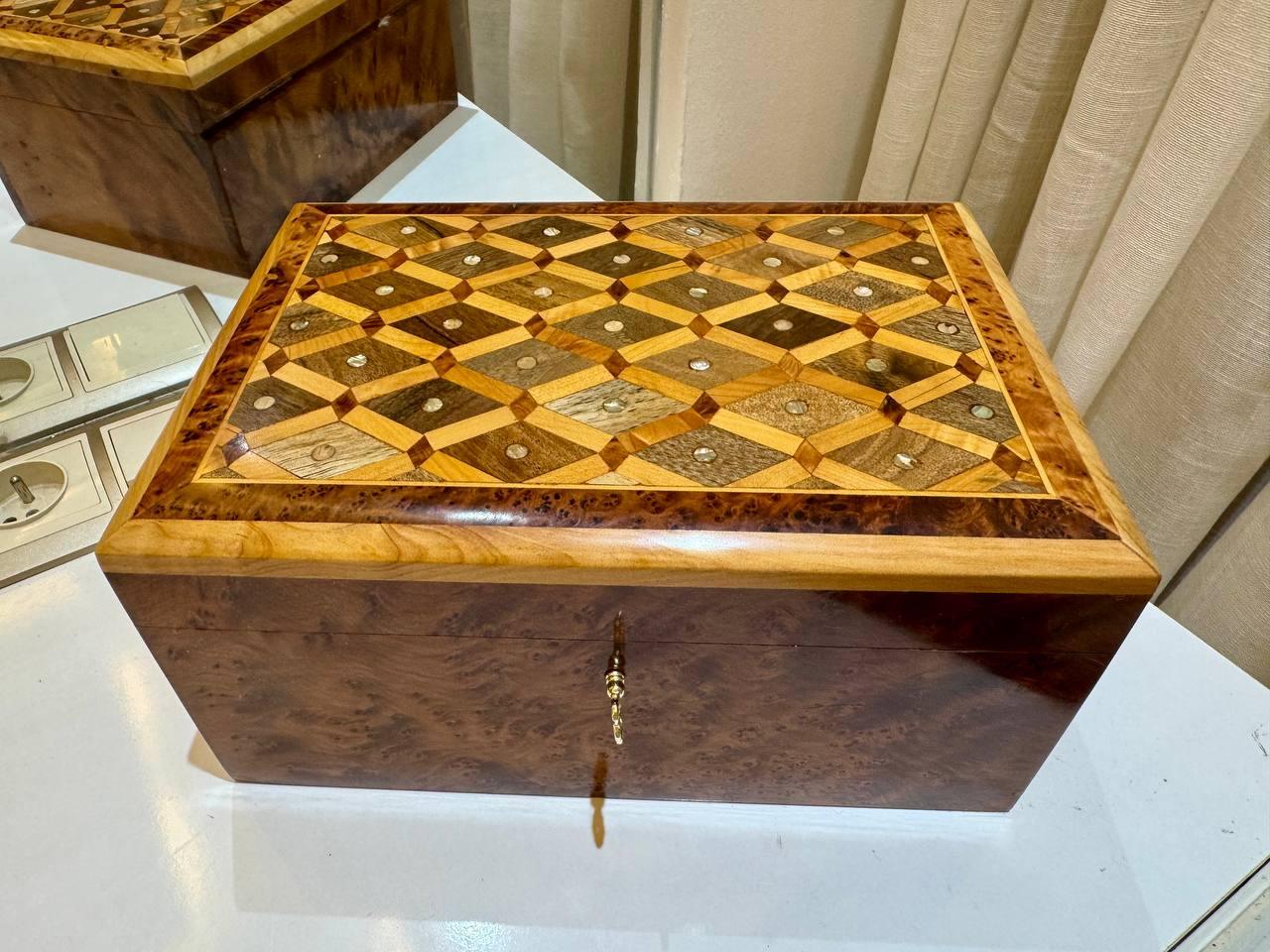 Moroccan Jewelry Box Organizer - AtlasMuseCrafts