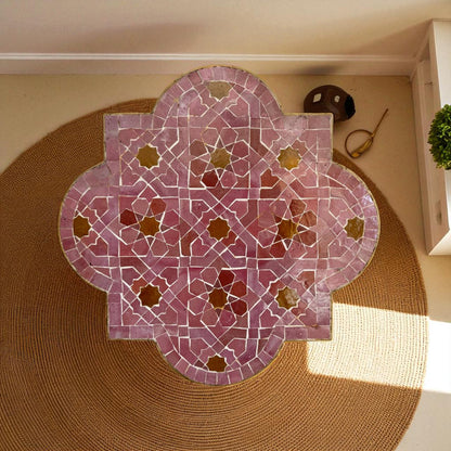 Moroccan Zellij Mosaic Table