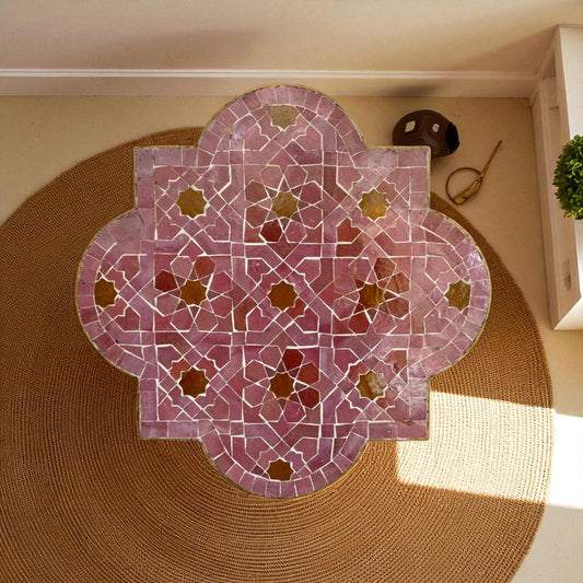 Moroccan Zellij Mosaic Table